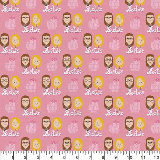 The Big Bang Theory Besties Precut Cotton Fabric {3}