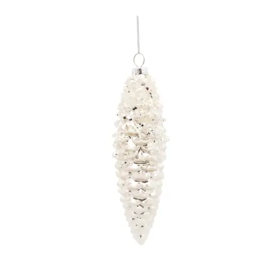 12ct. Glass Pinecone Ornament Set {3}