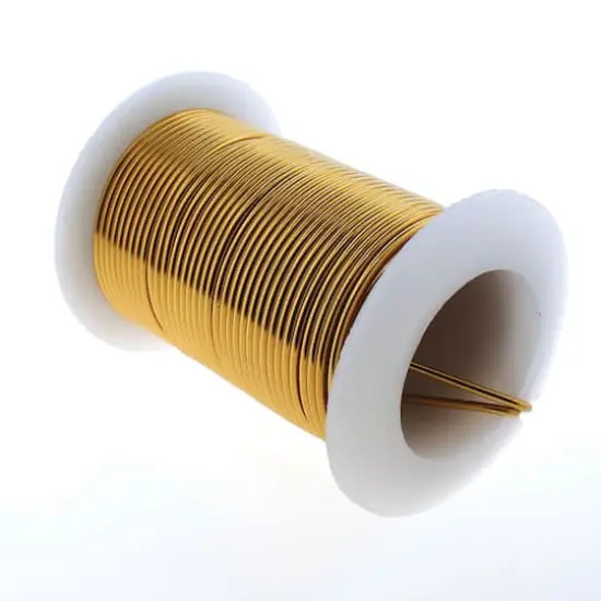 The Beadsmith&reg; Wire&trade; Elements 16 Gauge Tarnish-Resistant Wire Brass {4}
