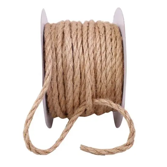 Reliant 1/4" x 25yd. Jute Ribbon Cream {2}