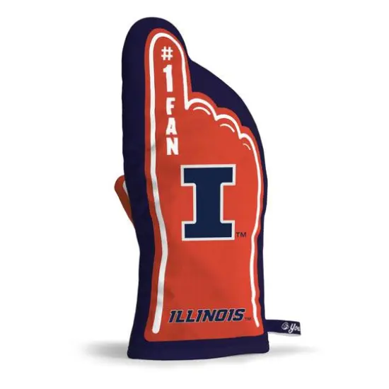 Quilted No.1 Oven Mitt Illinois Fighting Illini {4}