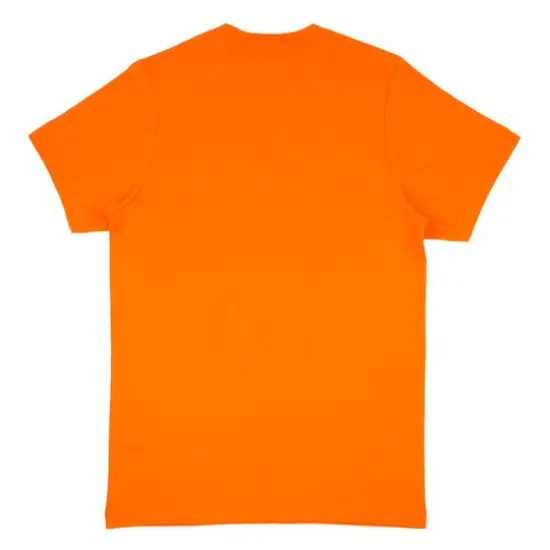 Orange Puff Paint Jack-o'-Lantern Face Adult Crew Neck T-Shirt by Celebrate It&trade; {3}