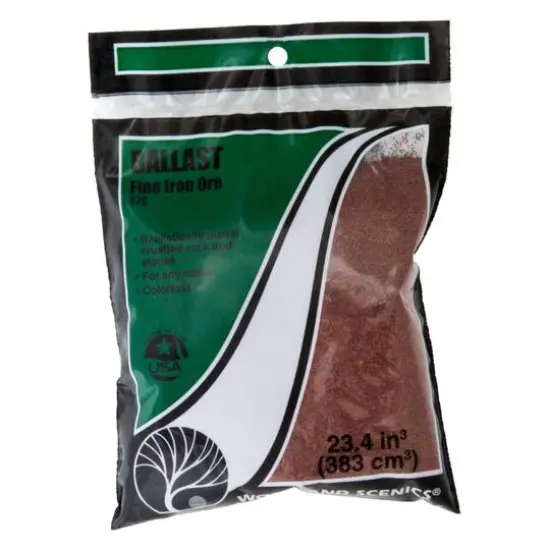 Woodland Scenics&reg; Fine Iron Ore Ballast & Coal Ground Cover {1}