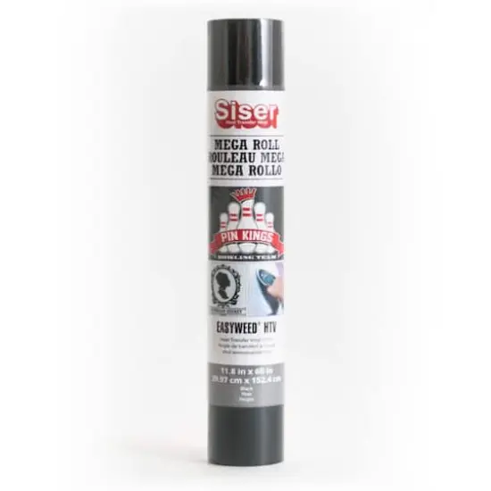Siser&reg; EasyWeed&reg; Heat Transfer Vinyl Mega Roll, 60" Black {1}