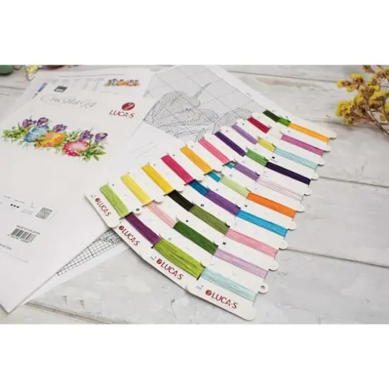 Luca-S Crocus Counted Cross Stitch Kit {5}