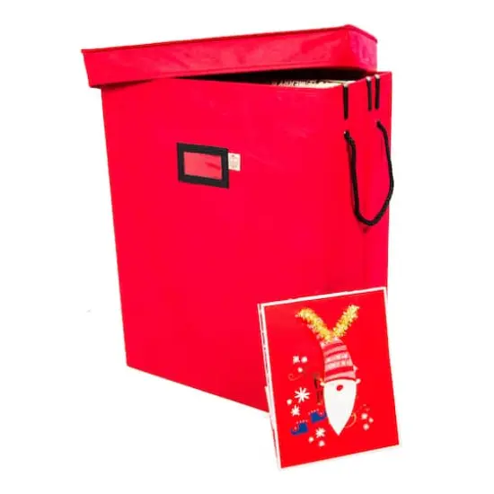 Santa's Bag Gift Bag Organizer & Tissue Paper Storage Box {3}