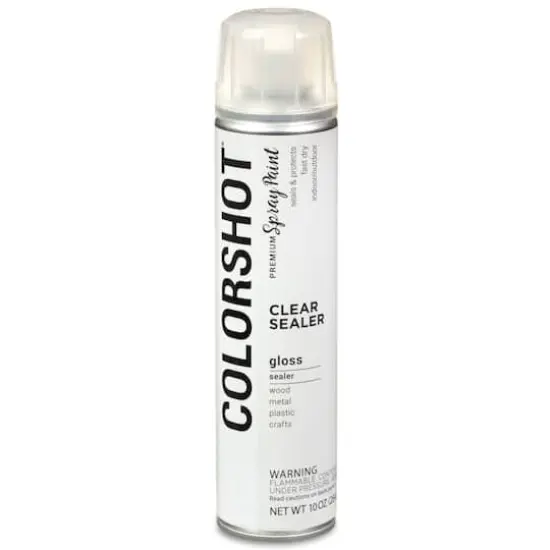 COLORSHOT&reg; Premium Gloss Spray Paint Clear Sealer {1}