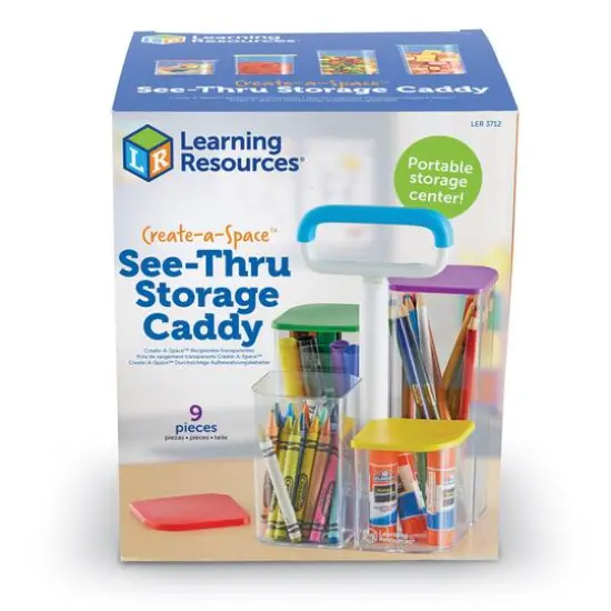 Learning Resources Create-a-Space See & Store Bins {5}