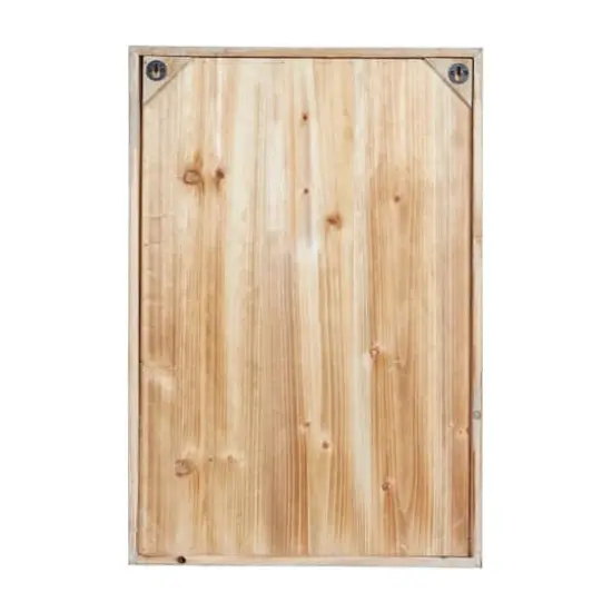 25" Green & Brown Wood Boho Palm Wall Decor, 2ct. {5}