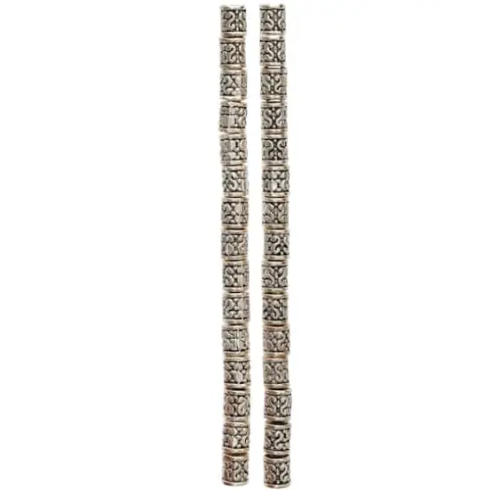 Antique Silver Tube Beads, 6mm by Bead Landing&trade; {4}