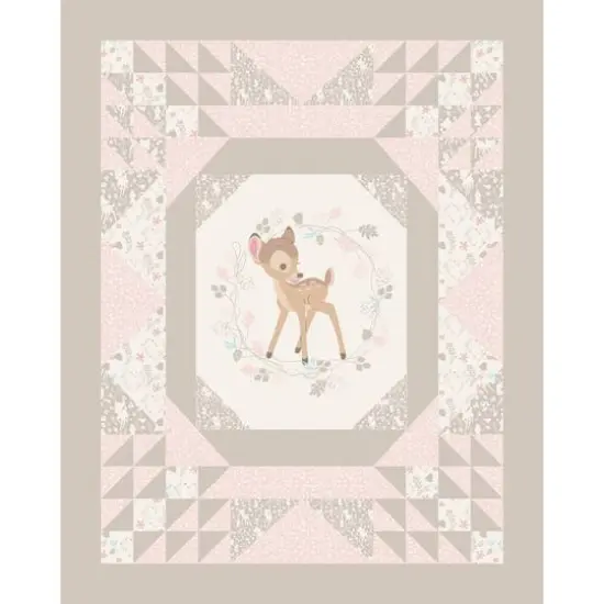 Disney&reg; Bambi Quilt Panel Fabric {1}