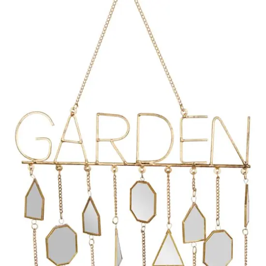 36" White Metal Eclectic Garden Windchime {3}