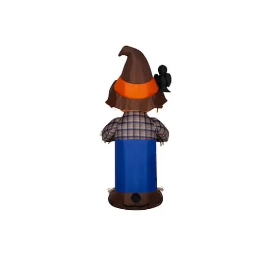 5ft. Airblown&reg; Inflatable Scarecrow with Jack O' Lantern {4}
