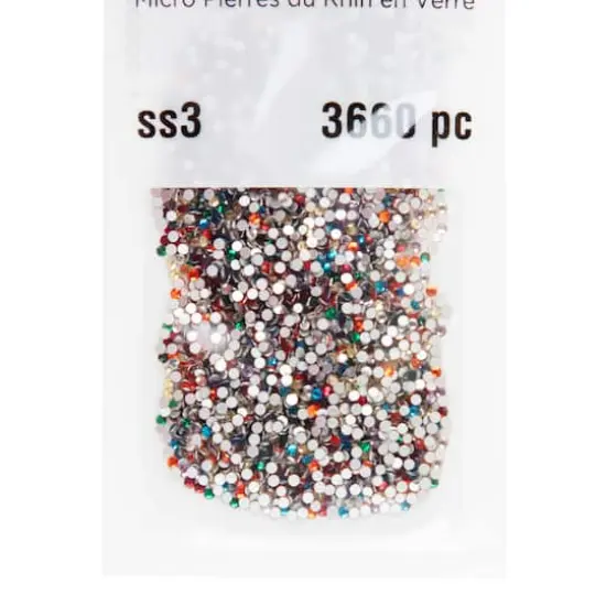 SS3 Glass Flatback Rhinestones by Bead Landing&trade; Rainbow {3}