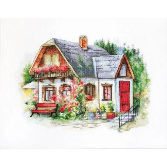 Luca-s Beautiful Country House Counted Cross Stitch Kit {8}