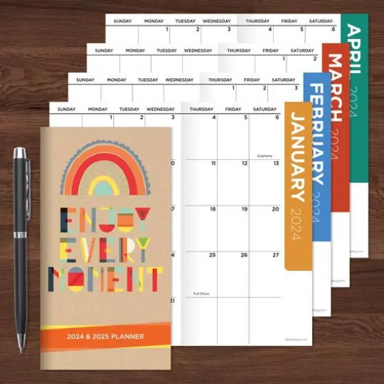 2024-2025 Enjoy Every Moment Monthly Pocket Planner {5}