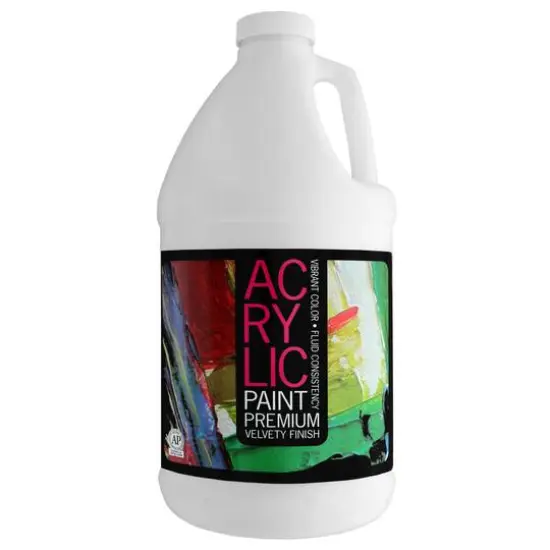Pro Art&reg; Student Grade Acrylic Paint Premium Velvety Finish, 64oz. Titanium White {1}