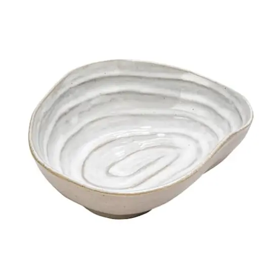 Hello Honey&reg; 7.25" White Stoneware Shell Bowls, 6ct. {6}