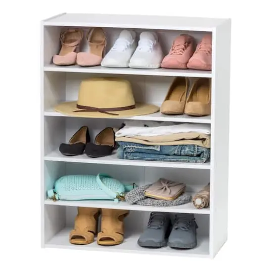 IRIS&reg; 31.5" 5-Tier Organizer Shelf White {3}