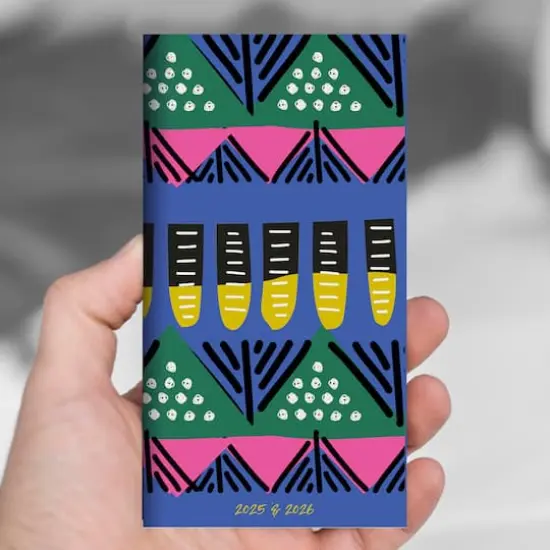 TF Publishing 2025 - 2026 Bright Tribal Small Monthly Pocket Planner {1}