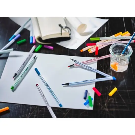 STABILO&reg; Pen 68 Brush ARTY 30-Color Marker Set {3}