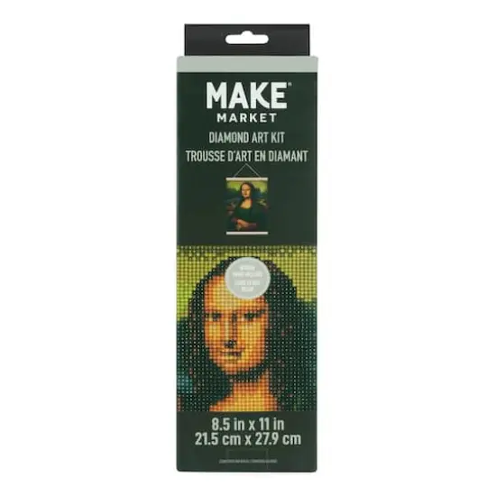 Mona Lisa with Frame Diamond Art Kit by Make Market&reg; {7}