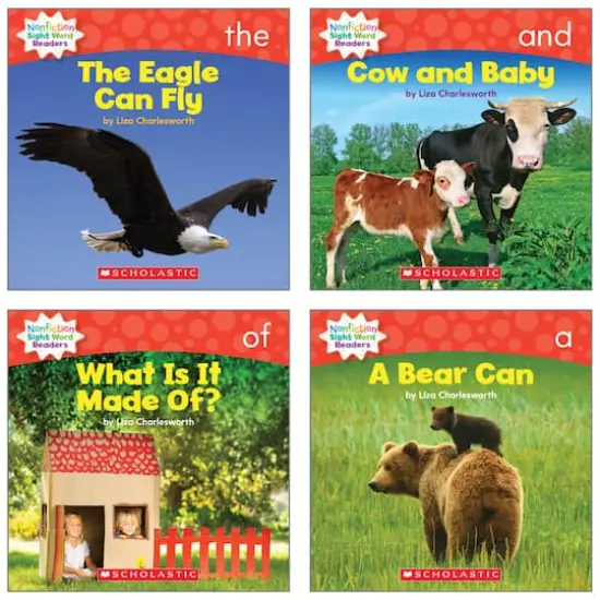 Scholastic Nonfiction Sight Word Readers Set, Guided Reading Level A {5}