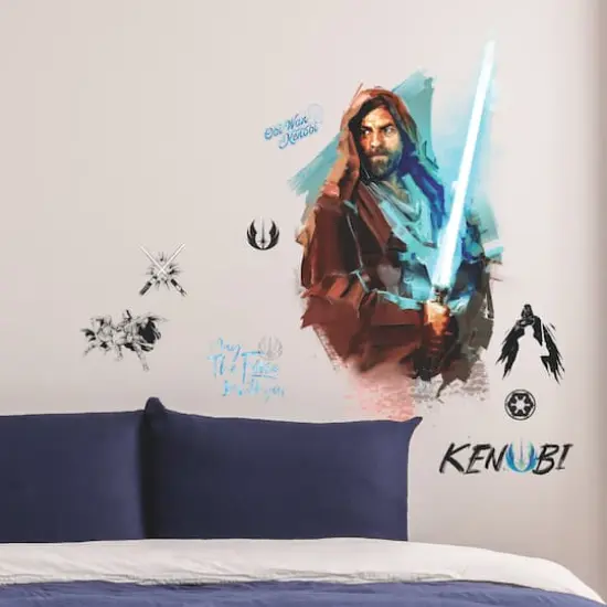 RoomMates Obi Wan Kenobi Painted Peel & Stick Giant Wall Decals {3}