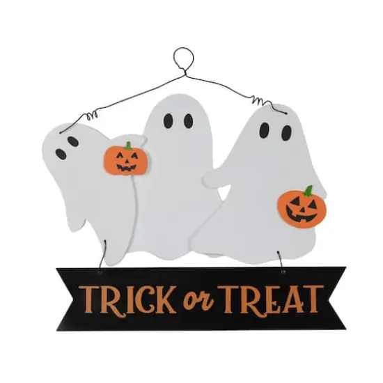 13" Hanging Ghosts Trick-or-Treat Sign by Ashland&reg; {1}
