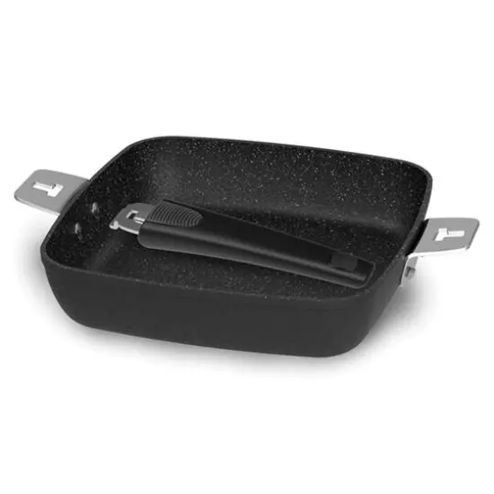 The Rock&reg; by Starfrit&reg; 9" Fry Pan & Square Dish with T-Lock Detachable Handle {4}
