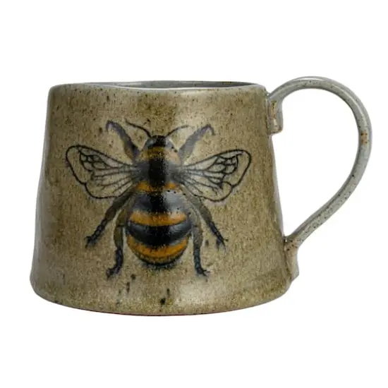 Hello Honey&reg; Insect & Bird Design Stoneware Mug Set {5}