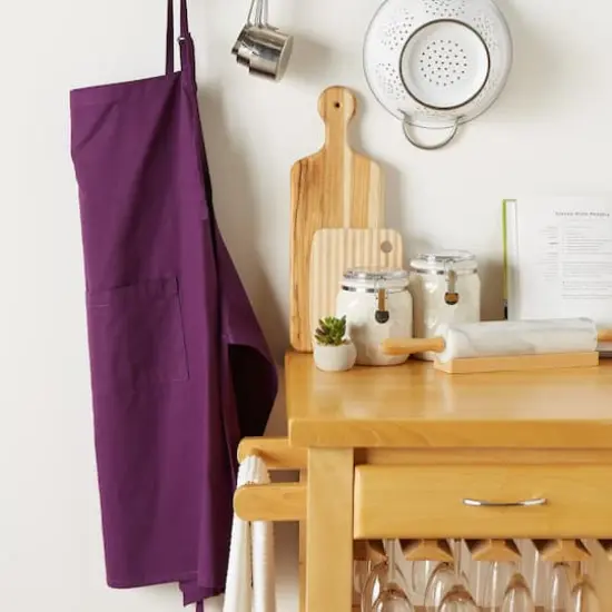 DII&reg; XL Chef Apron Eggplant {5}