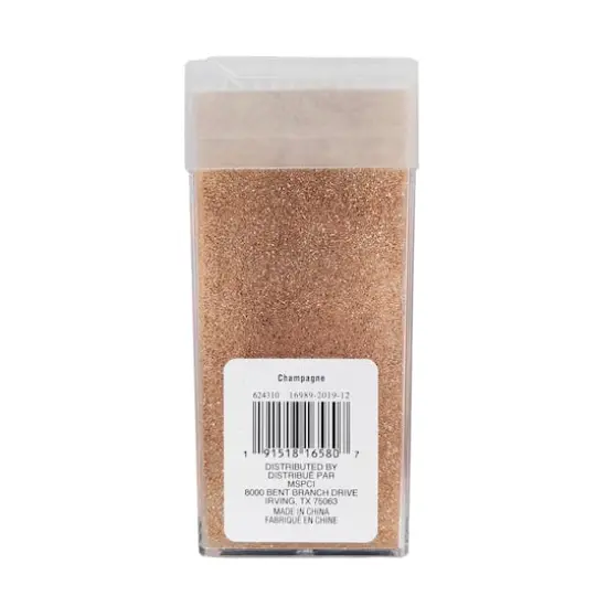 Extra Fine Polyester Glitter by Recollections&trade;, 15oz. Champagne {5}
