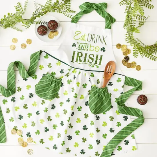 DII&reg; Eat Drink and Be Irish Skirt Apron {6}