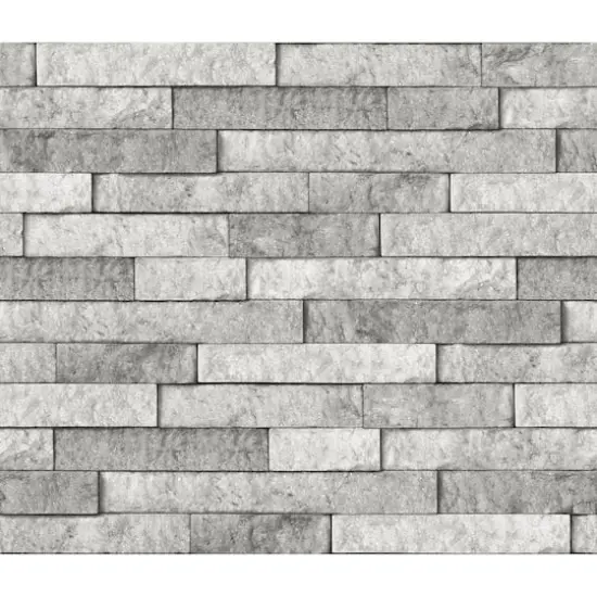 InHome Gray Stone Peel & Stick Backsplash {1}