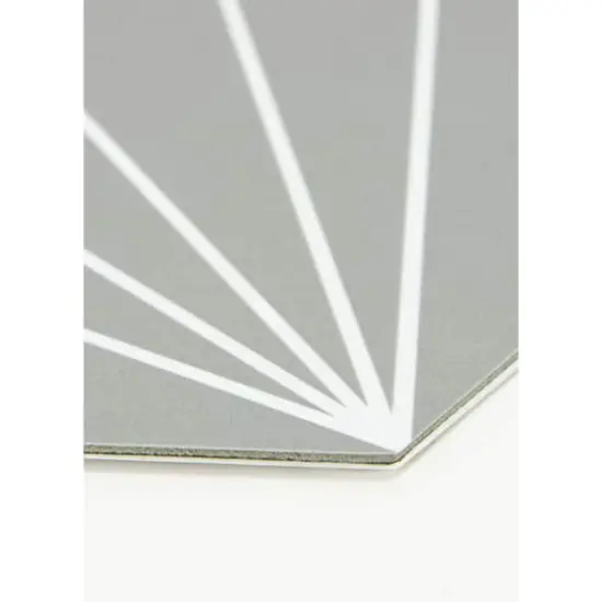 FloorPops Vers Peel & Stick Hexagon Floor Tiles {5}