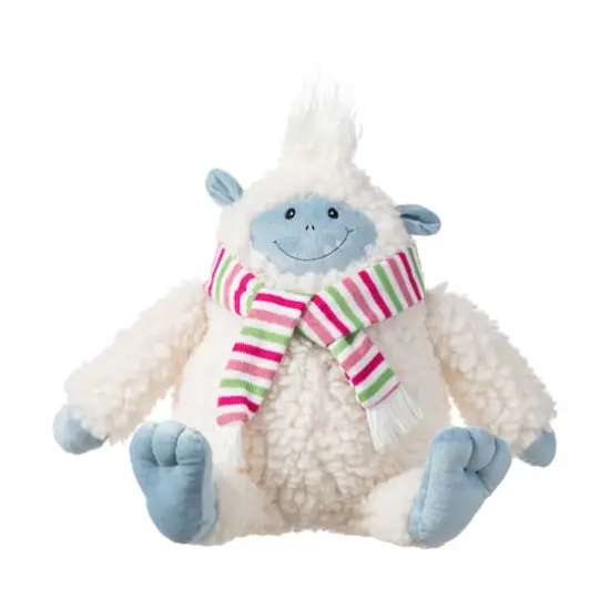 Glitzhome&reg; 21.75"H Christmas Fabric Yeti Shelf Sitter {1}