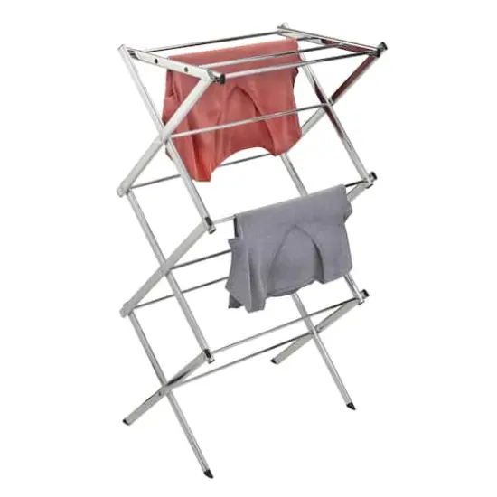 Honey Can Do Chrome Slim-Profile Clothes Drying Rack {1}