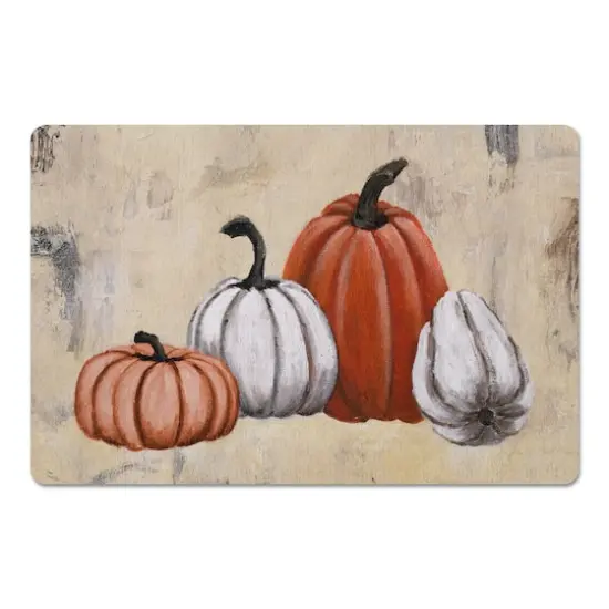 Painted Pumpkins Floor Mat {1}