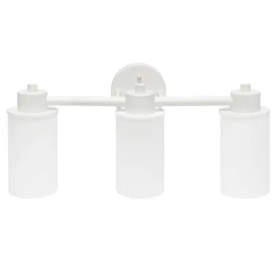 Lalia Home Essentix 3-Light White Shade Vanity {1}