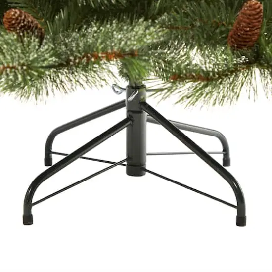 6ft. Unlit Snowed French Alps Mountain Pine Artificial Christmas Tree {7}