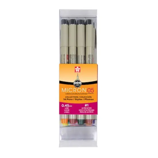 Pigma&reg; Micron&trade; 05 Fine Line 16 Piece Color Cube Set {1}