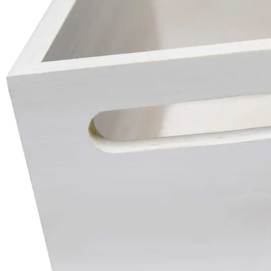 Elegant Designs Mail Script Mail Holder with Handles Black/White {9}