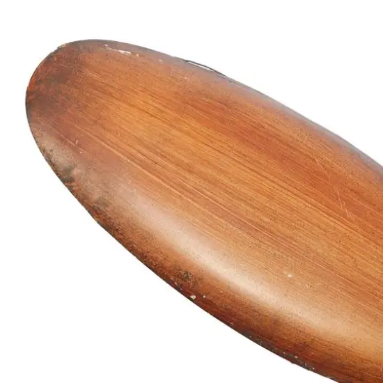 Brown Metal Industrial Propellor Wall Decor Set {5}