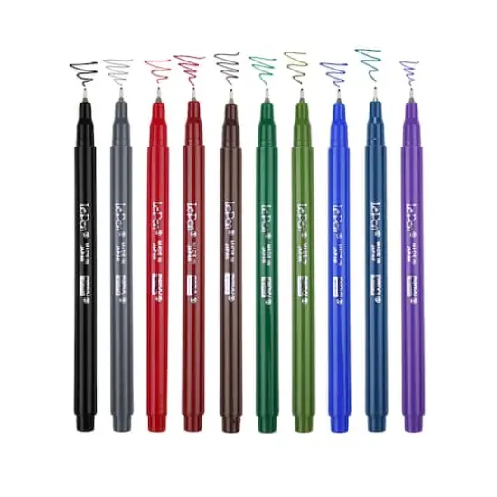 Marvy&reg; Uchida LePen&reg; Extra Fine 10 Color Dark Pen Set {3}