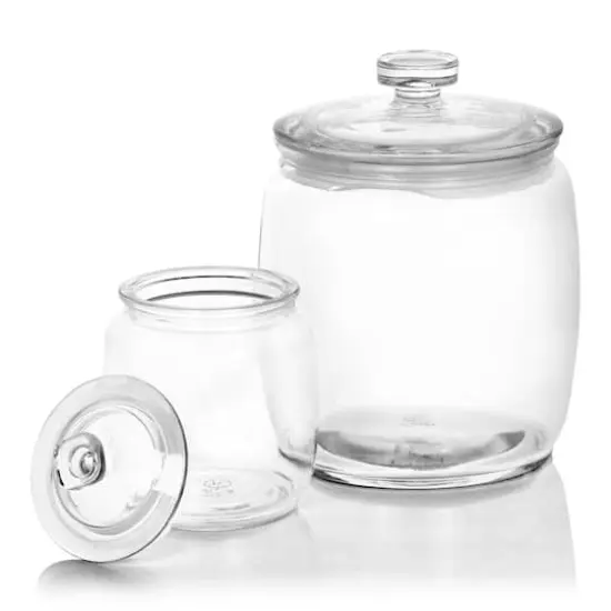Martha Stewart Clear Glass Canister Set {4}