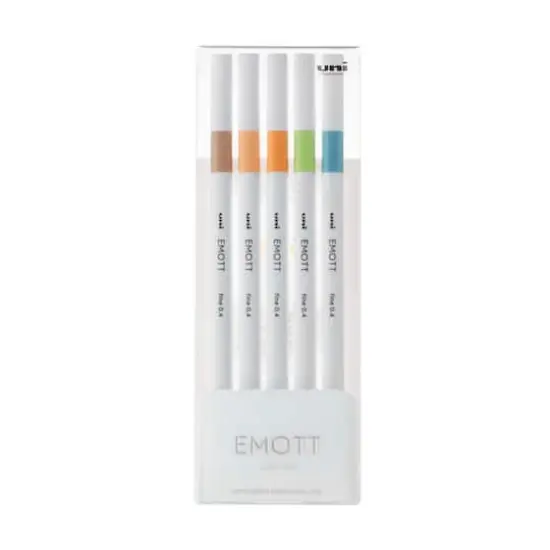 EMOTT Nature 5 Color Fineliner Pen Set {1}