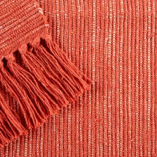 DII&reg; 2-Tone Ribbed Rug, 2.5ft. x 6ft. Vintage Red/Off White {6}