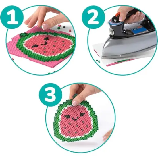 Perler&trade; Squishmallows&trade; Wanda Fused Bead Kit {5}