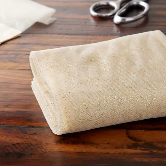 Glitter Tulle Bundle by Loops & Threads&reg; Gold {3}